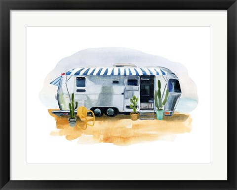 Framed Happy Camper II Print