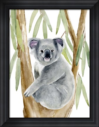 Framed Woodland Koala II Print