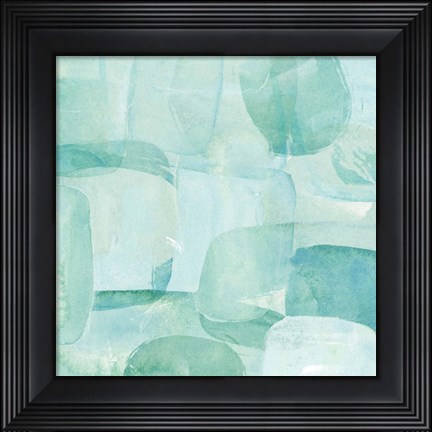 Framed Sea Glass Reflection II Print