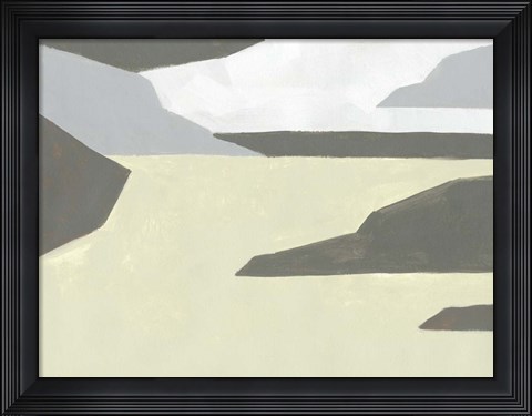 Framed Landscape Composition III Print