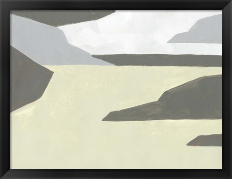 Framed Landscape Composition III Print