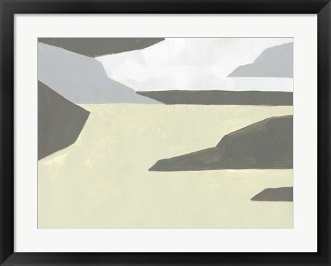 Framed Landscape Composition III Print