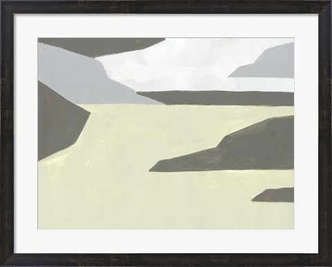 Framed Landscape Composition III Print