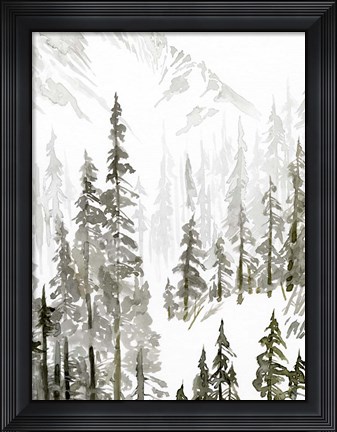 Framed Continental Divide I Print