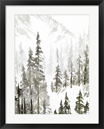 Framed Continental Divide I Print