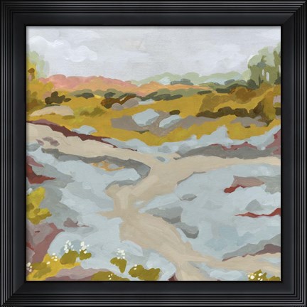 Framed Lowland River II Print