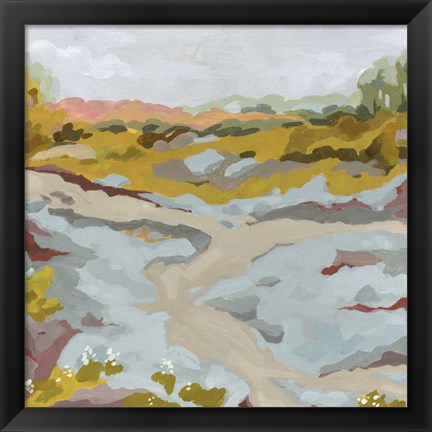 Framed Lowland River II Print