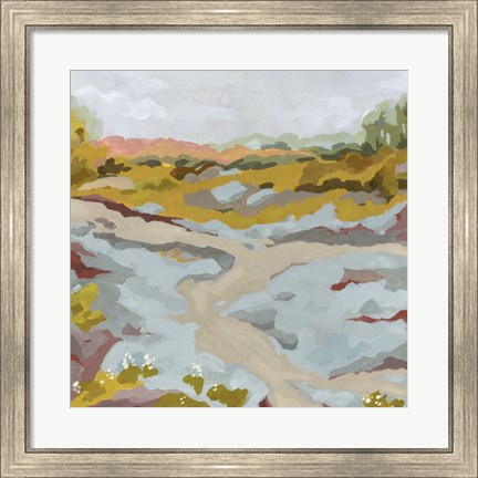 Framed Lowland River II Print