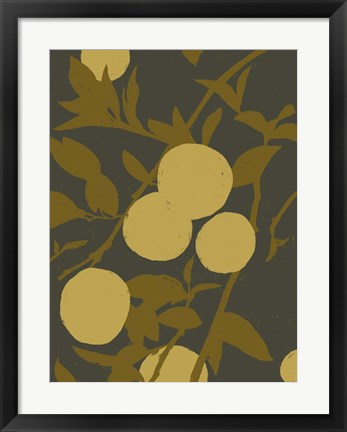 Framed Golden Satsuma I Print