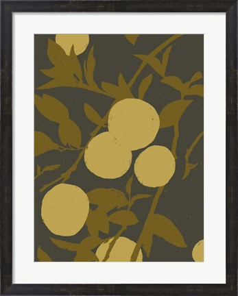 Framed Golden Satsuma I Print