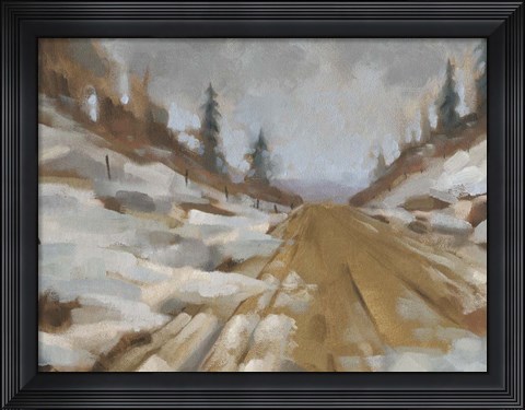 Framed Snowscape I Print