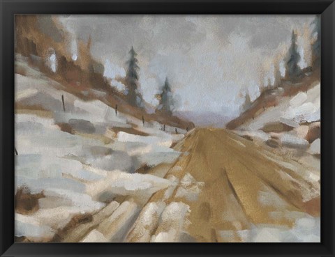 Framed Snowscape I Print