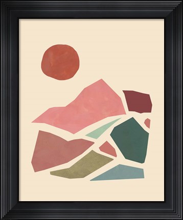 Framed Tectonic Guide I Print