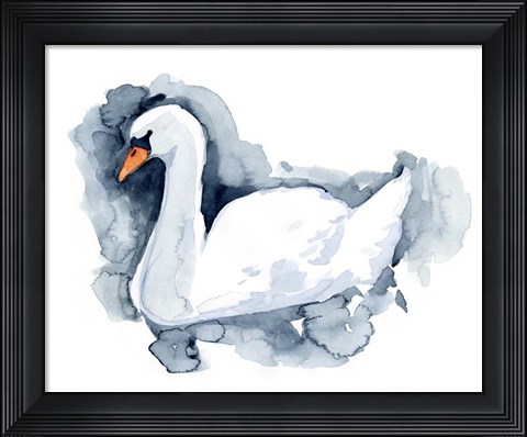 Framed Silverlake Swan II Print