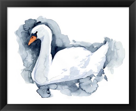 Framed Silverlake Swan II Print