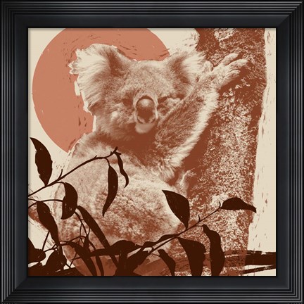 Framed Pop Art Koala I Print