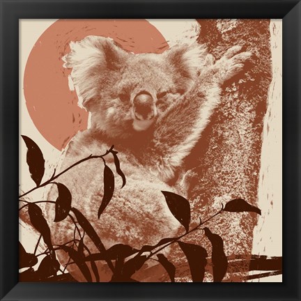 Framed Pop Art Koala I Print