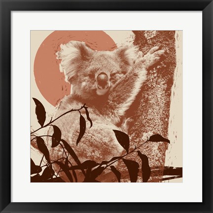 Framed Pop Art Koala I Print