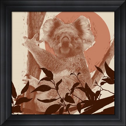 Framed Pop Art Koala II Print