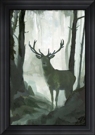 Framed Elemental Animals I Print