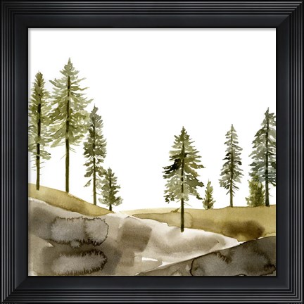 Framed Pine Hill I Print