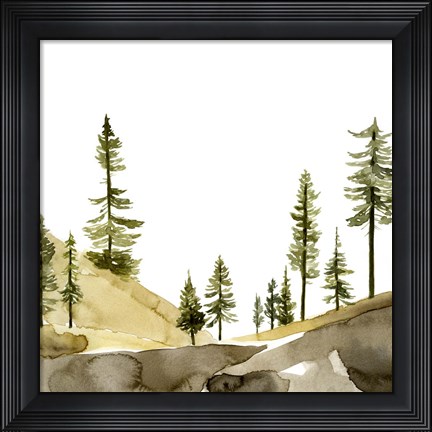 Framed Pine Hill II Print