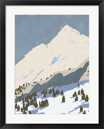 Framed Bunny Slopes I Print