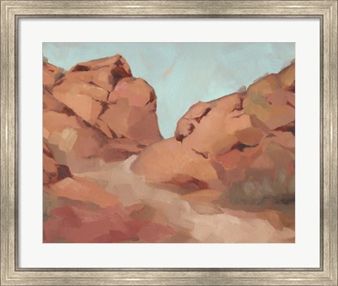 Framed Red Rocks View I Print