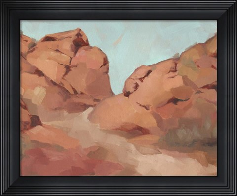 Framed Red Rocks View I Print