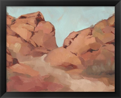 Framed Red Rocks View I Print