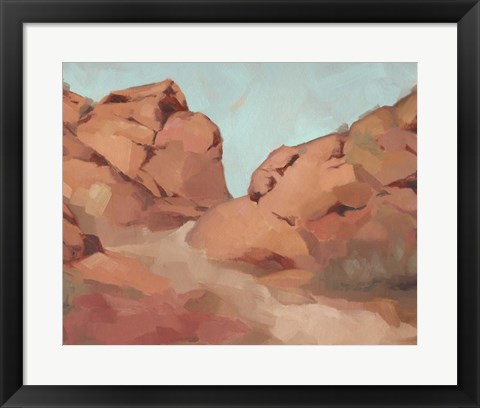 Framed Red Rocks View I Print