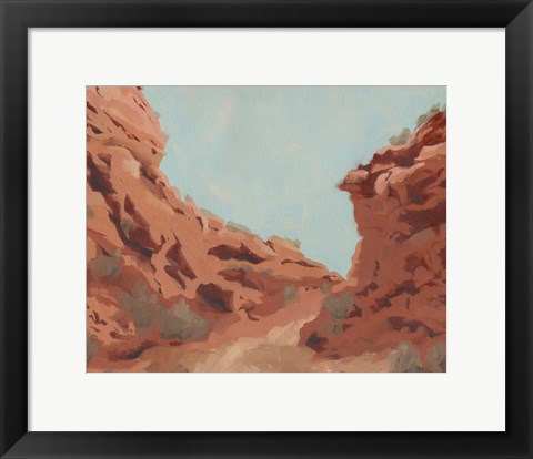 Framed Red Rocks View II Print