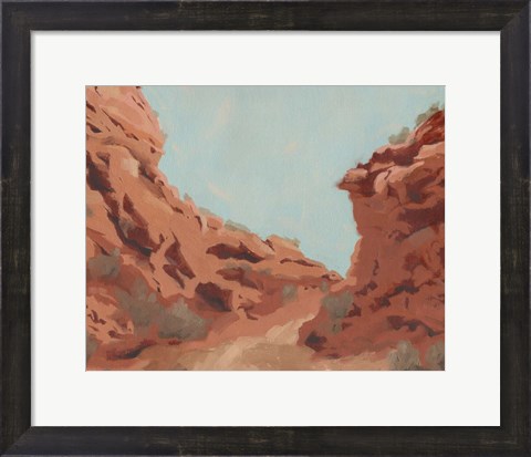 Framed Red Rocks View II Print