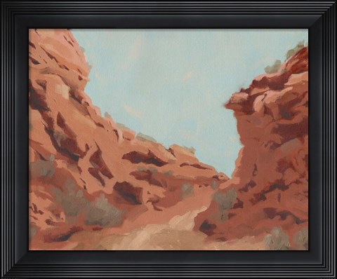 Framed Red Rocks View II Print