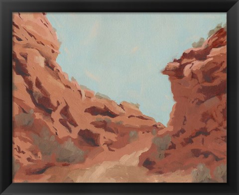 Framed Red Rocks View II Print