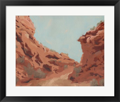 Framed Red Rocks View II Print