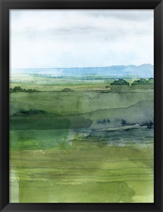 Framed Jewel Tone Terrain II Print