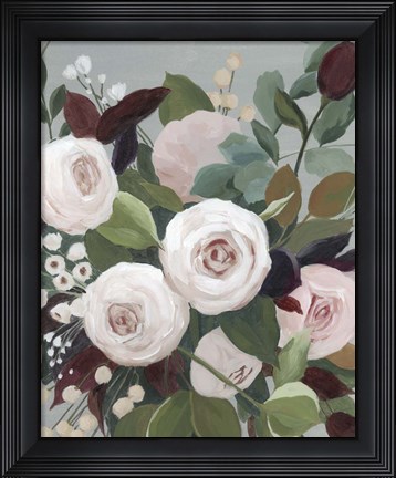 Framed Bohemian Blooms II Print