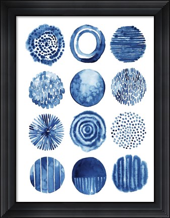 Framed Differing Drops II Print