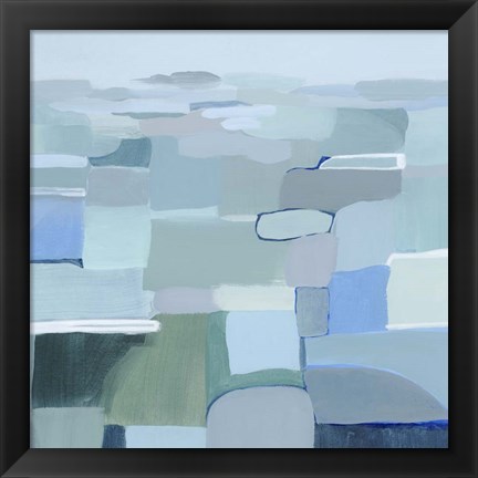 Framed Wave Crest Abstract II Print