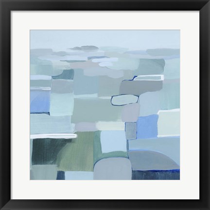 Framed Wave Crest Abstract II Print