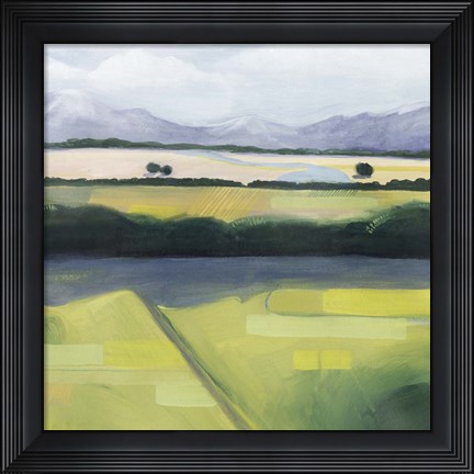 Framed Viridian Venture II Print