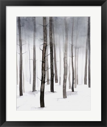 Framed Hazy Winter Walk II Print