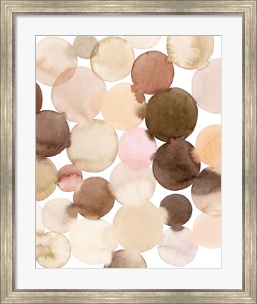Framed Speckled Clay I Print