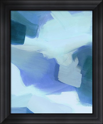 Framed Lapis Pools I Print
