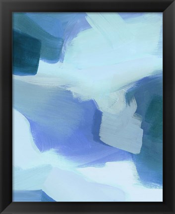 Framed Lapis Pools I Print
