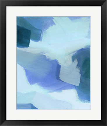 Framed Lapis Pools I Print