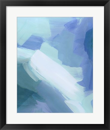 Framed Lapis Pools II Print