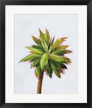 Framed Palm Glow II Print