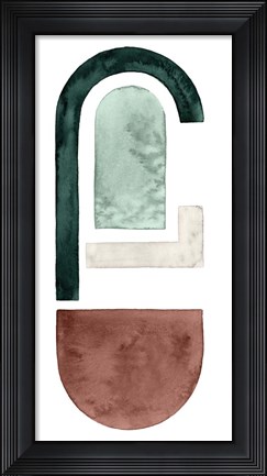 Framed Strata Shift I Print